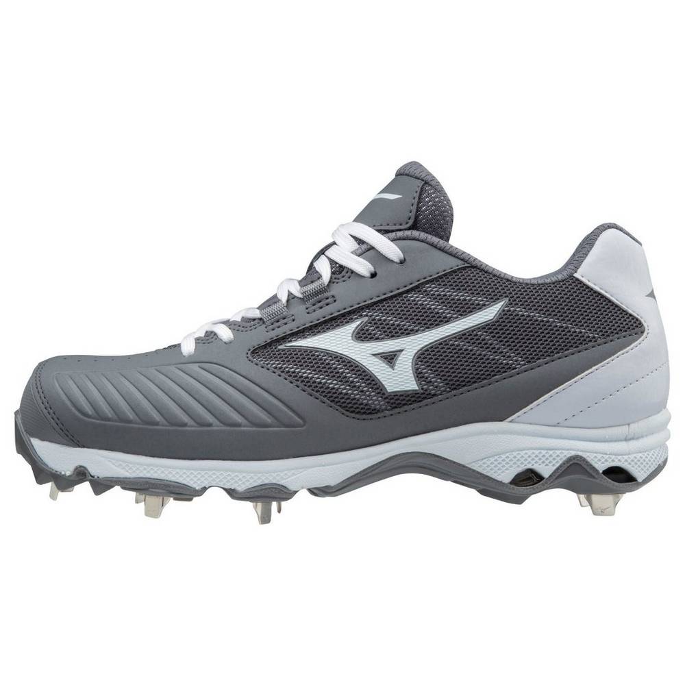 Damske Softball Obuv Mizuno 9-Spike Advanced Sweep 4 Nizke Metal Siva/Biele Vypredaj BXYL37958
